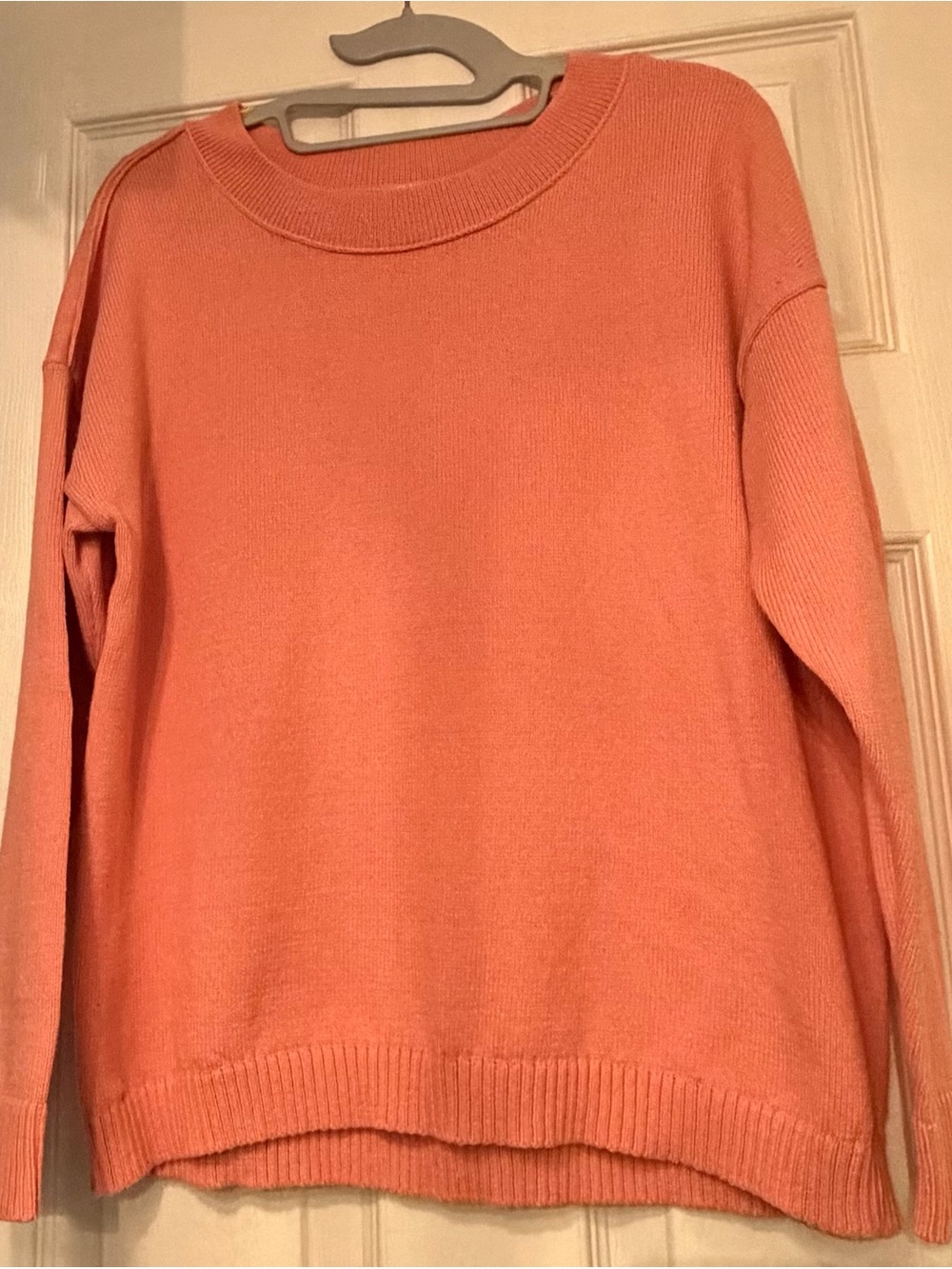 J. Jill Coral Scoop Neck Knit Sweater